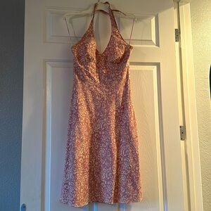 J. Crew knee length halter neck dress, size 4